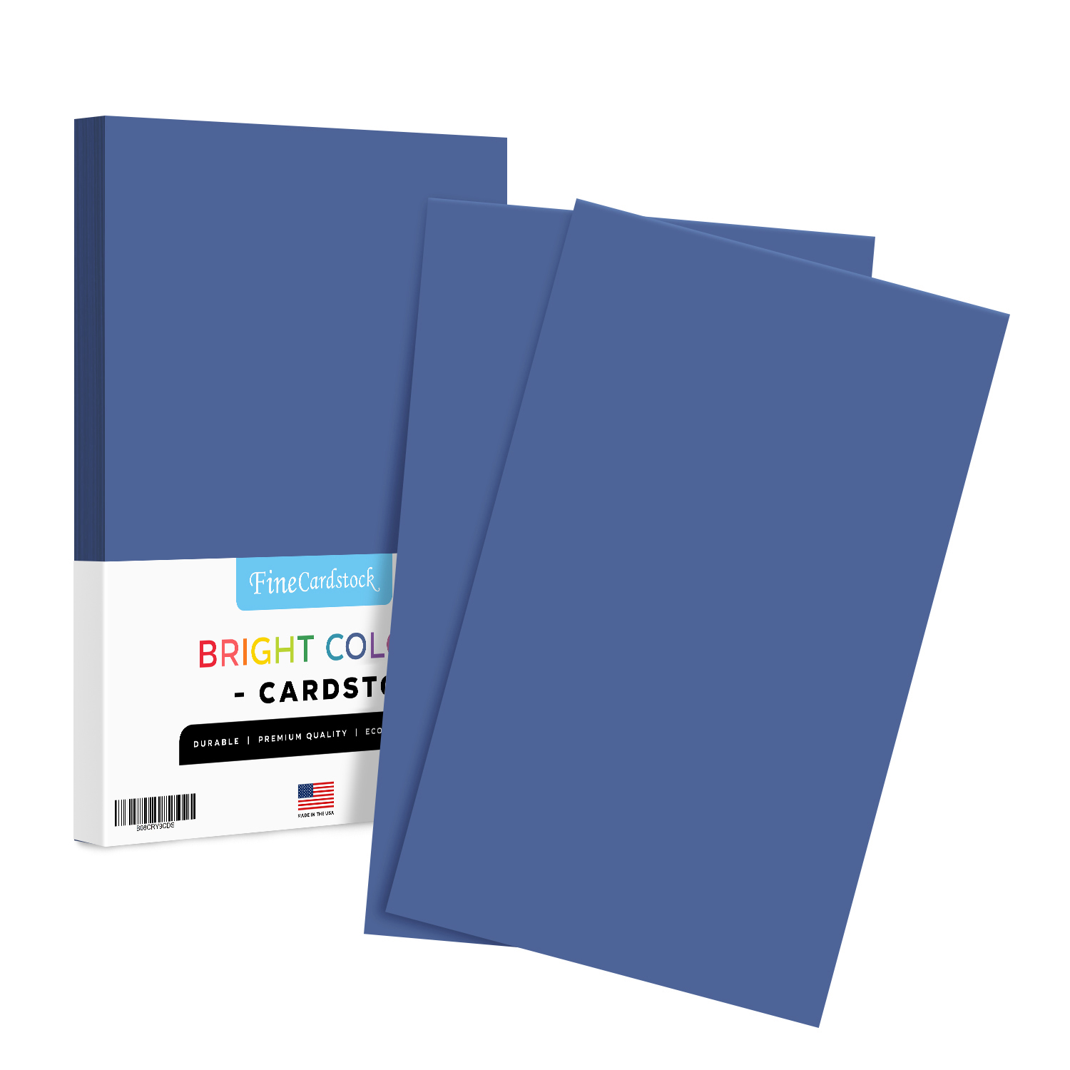 Premium Color Card Stock Paper, 50 Per Pack
